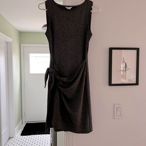 Club Monaco fitted tie wrap dress